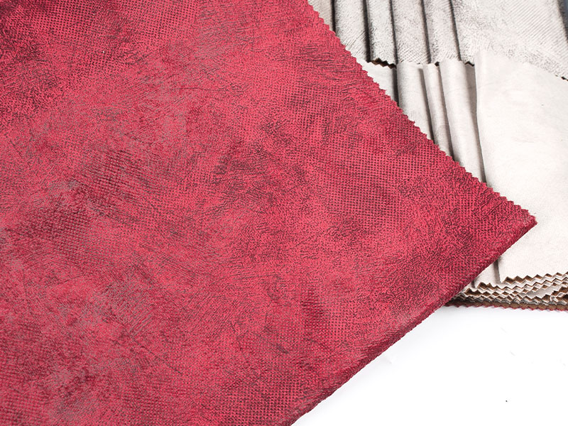 Fabraic veilbhit lannaithe daite le haghaidh upholstery, plush agus compordach