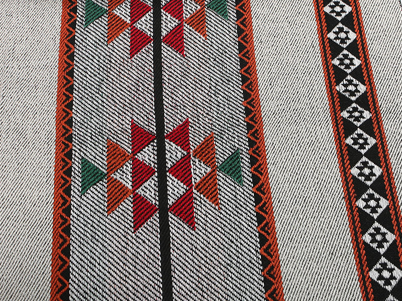 Fabraic Puball Stripe Fite Dath Cniotáilte Buailte