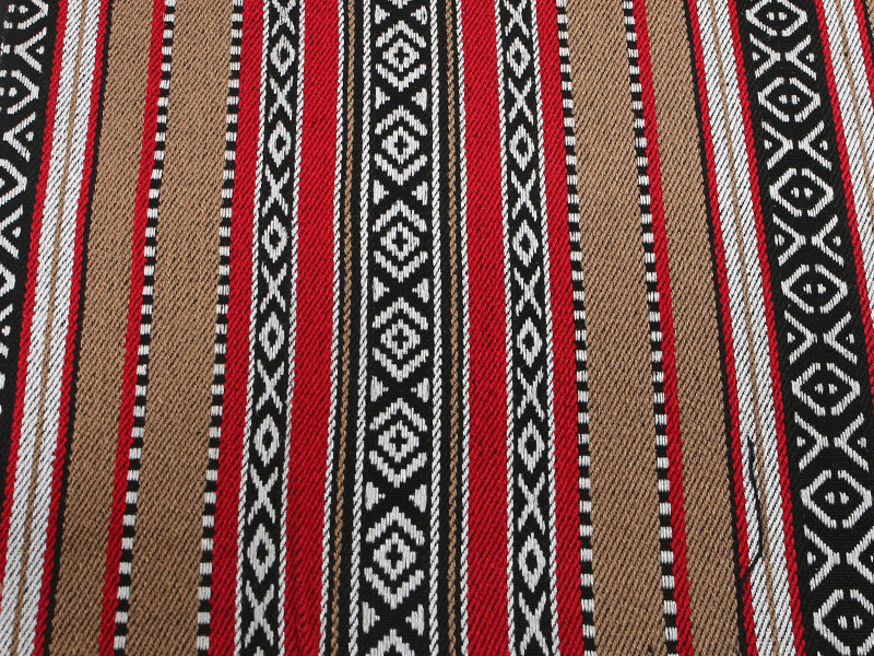 Uiscedhíonach Durable 100% Fabraic Stripe Fite Dath Poileistir 100%