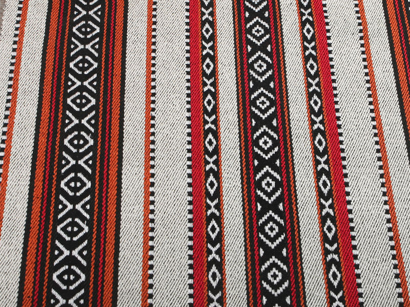 Uiscedhíonach Durable 100% Fabraic Stripe Fite Dath Poileistir 100%