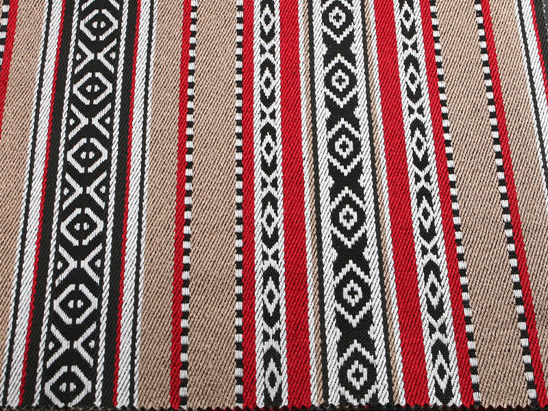 Uiscedhíonach Durable 100% Fabraic Stripe Fite Dath Poileistir 100%