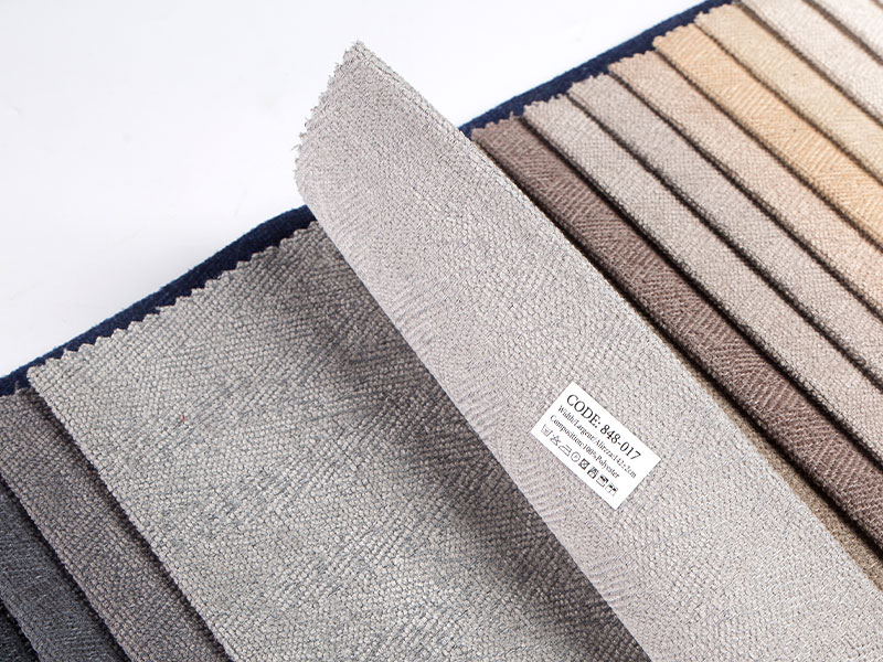 Fabraic chenille plain durable agus ildánach le haghaidh upholstery, maisiúcháin agus DIY